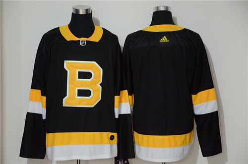 Bruins Blank Black Adidas Jersey