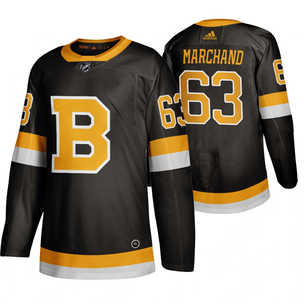 Bruins Brad Marchand Black Third Men's Jersey