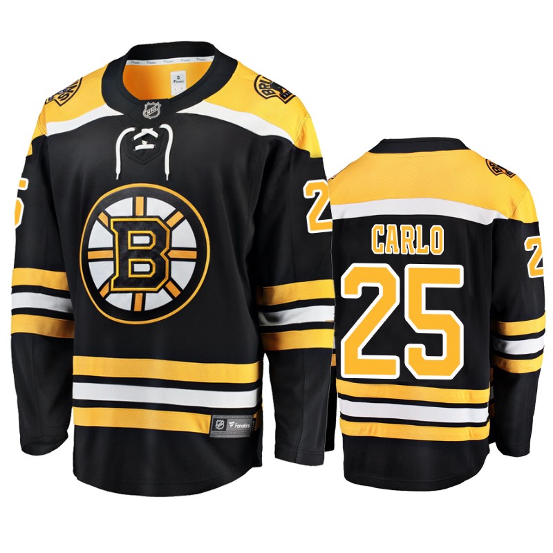 Bruins Brandon Carlo Black Premier Home Jersey