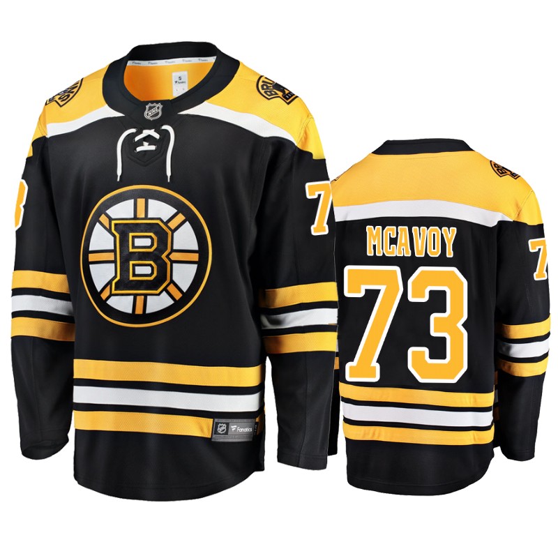 Bruins Charlie McAvoy Black Premier Home Jersey