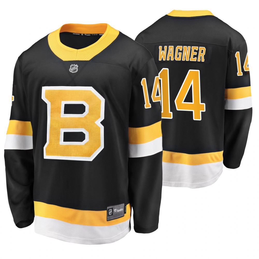 Bruins Chris Wagner Black Alternate Premier Breakaway Jersey