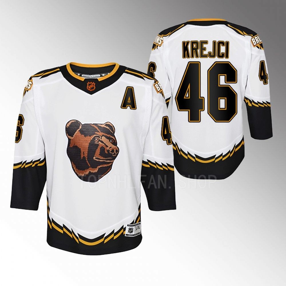 Bruins David Krejci 2022 Special Edition 2.0 Jersey Youth Replica Stitched