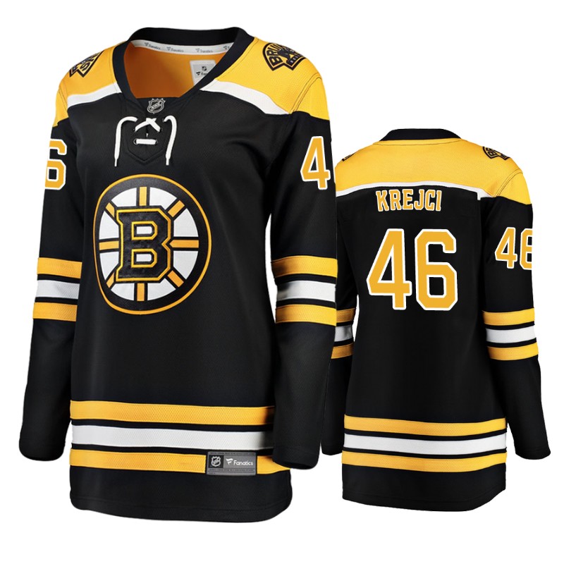 Bruins David Krejci Black Breakaway Player Home Jersey