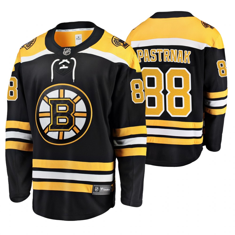 Bruins David Pastrnak Black Player Home Breakaway Jersey