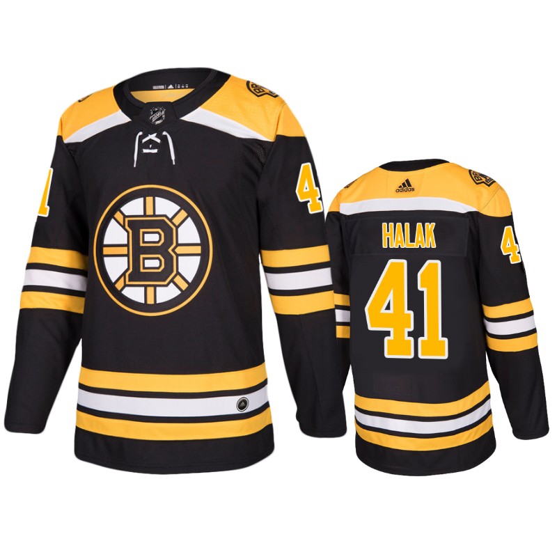 Bruins Jaroslav Halak Black Home Jersey