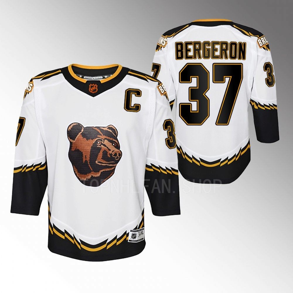 Bruins Patrice Bergeron 2022 Special Edition 2.0 Jersey Youth Replica Stitched