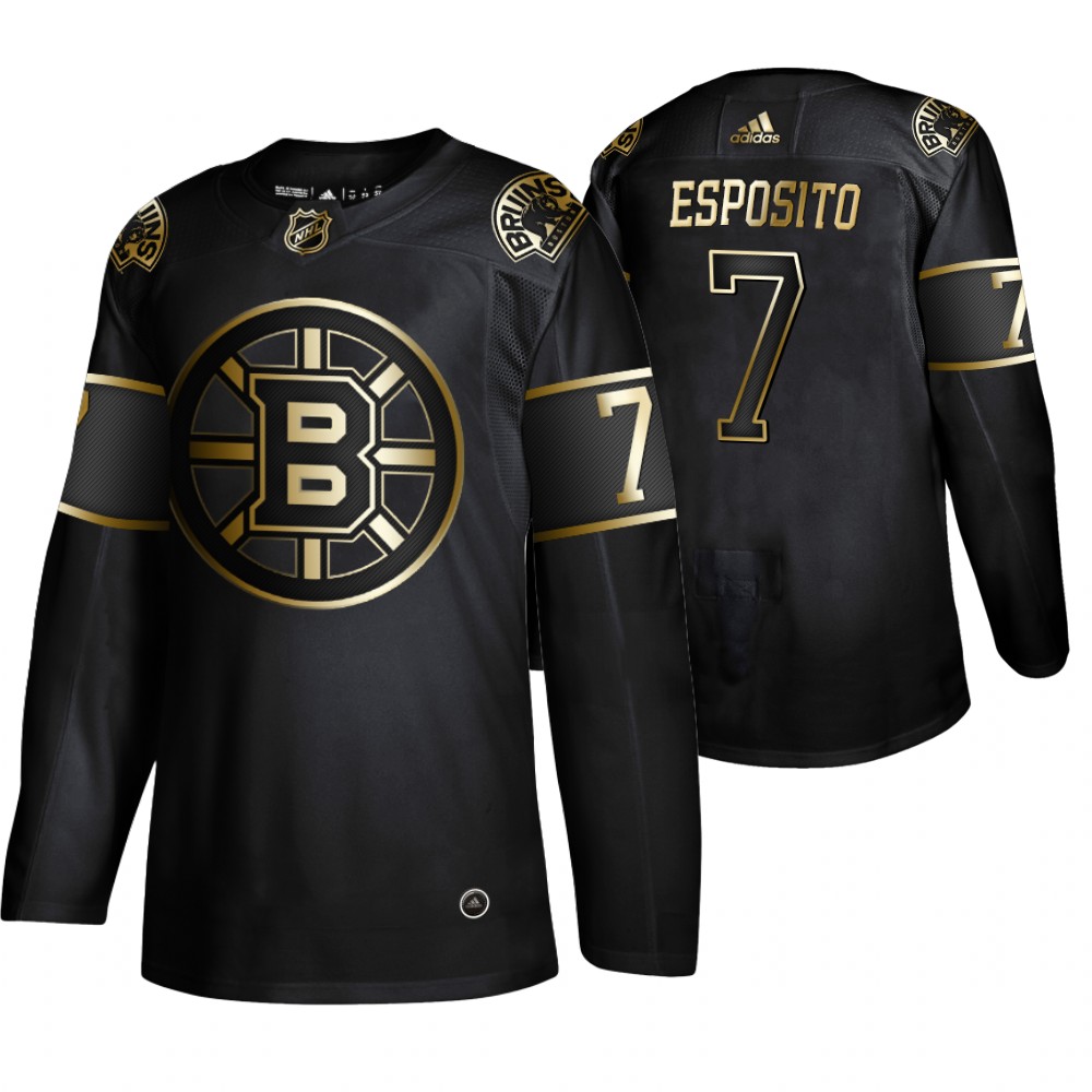 Bruins Phil Esposito Men's Authentic 2019 NHL Golden Edition Jersey Stitched
