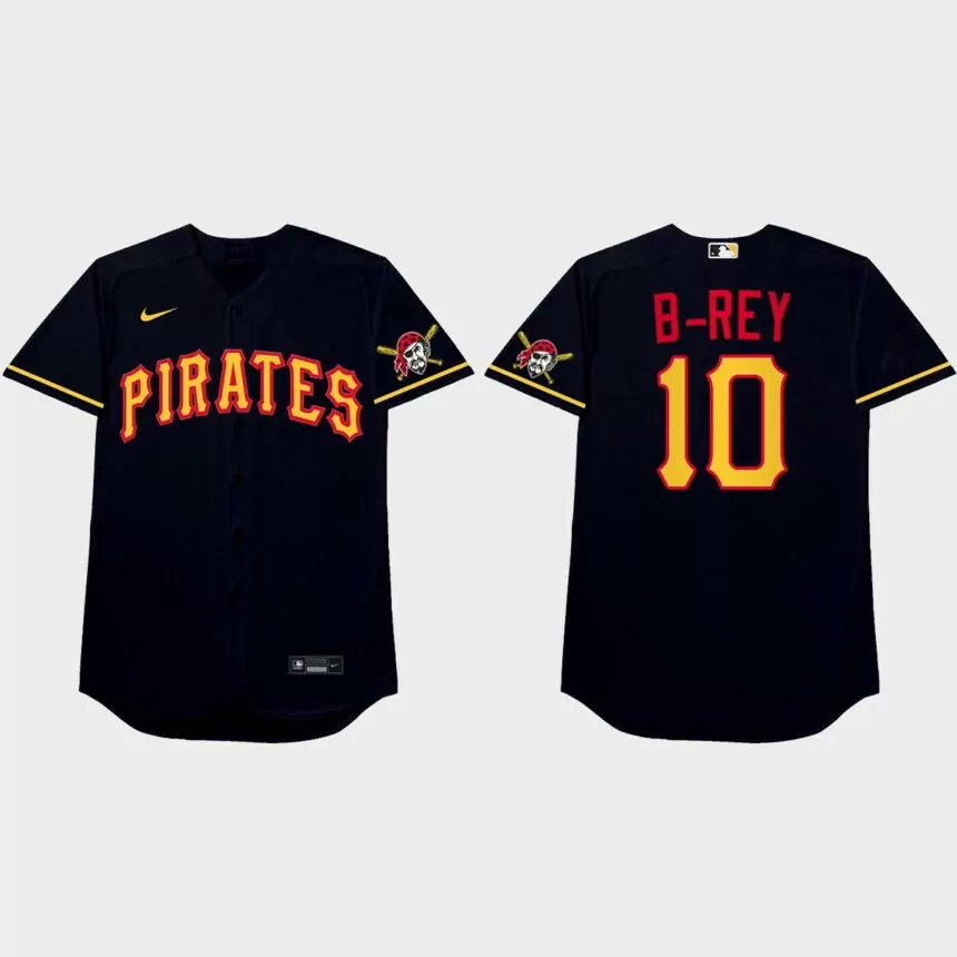 Bryan Reynolds 2021 Players’ Weekend B-Rey Nickname Jersey – Blue