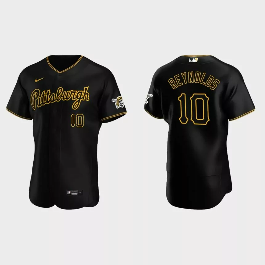 Bryan Reynolds Pittsburgh Pirates Authentic Alternate Jersey – Black