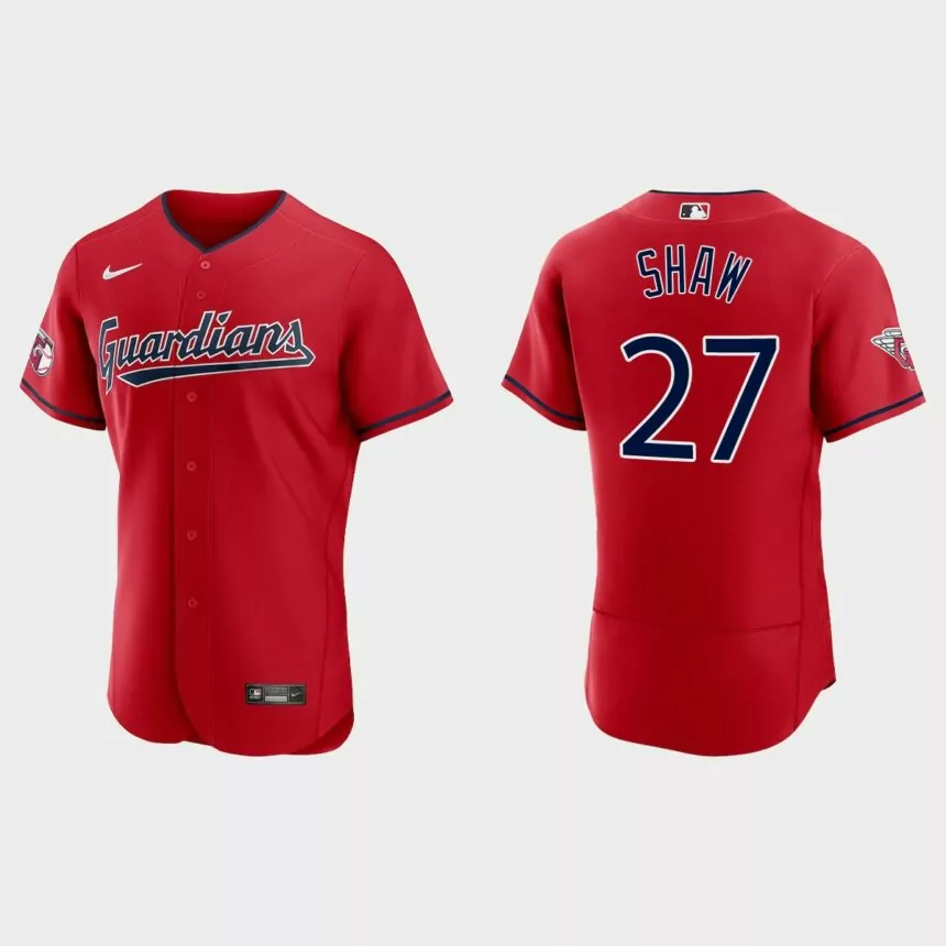 Bryan Shaw Cleveland Guardians Authentic Jersey – Red