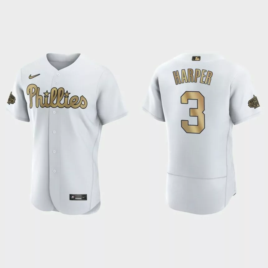 Bryce Harper Philadelphia Phillies 2022 MLB All-Star Game Authentic Jersey – White