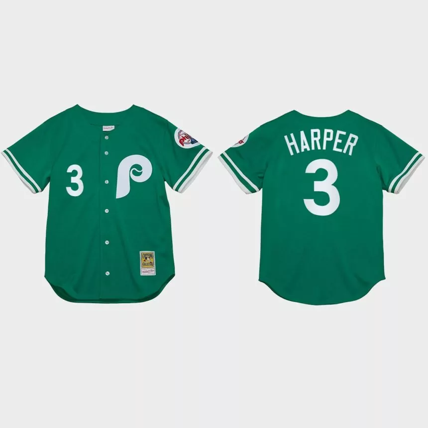 Bryce Harper Philadelphia Phillies St. Patrick’s Day Jersey – Green