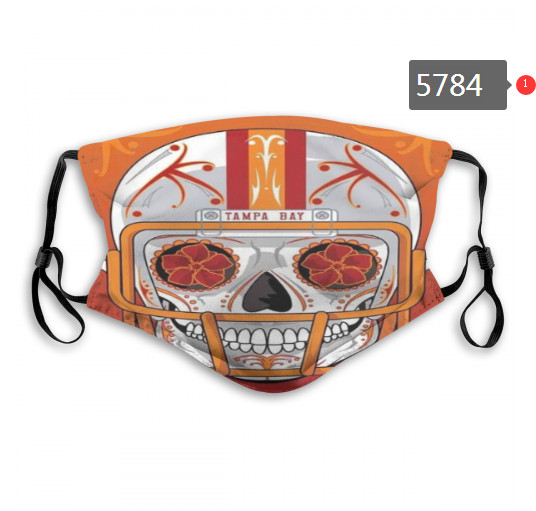 Buccaneers Skull Mask with PM2.5 Filter Double Protection  (3)