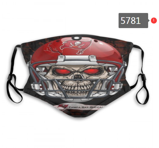 Buccaneers Skull Mask with PM2.5 Filter Double Protection  (5)