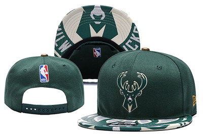 Bucks Team Logo Green Adjustable Hat 1  YD