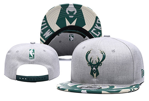 Bucks Team Logo White Adjustable Hat YD