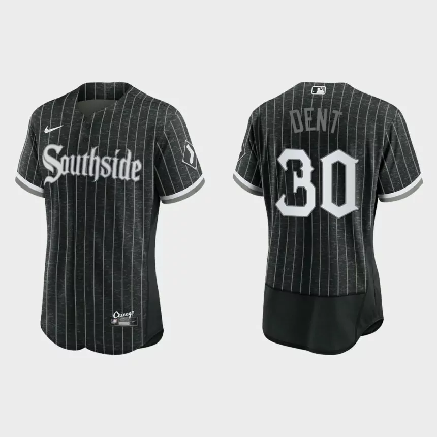 Bucky Dent Chicago White Sox 2021 City Connect Authentic Jersey – Black