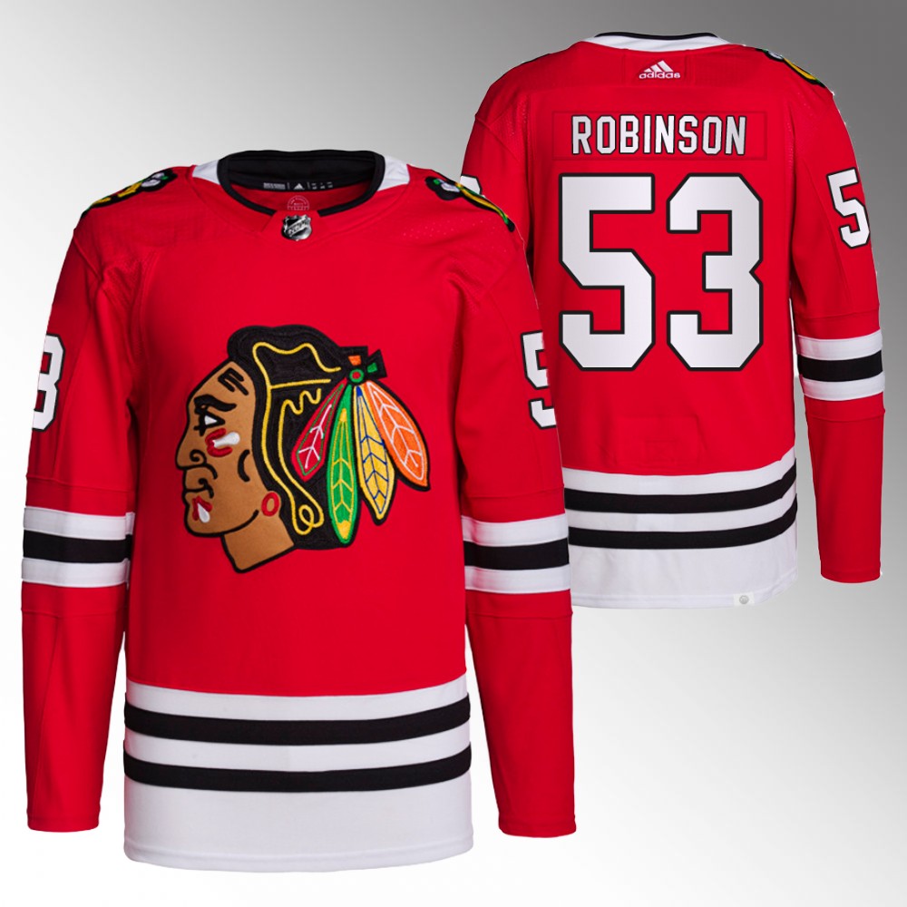 Buddy Robinson Chicago Blackhawks Home Red Authentic Jersey