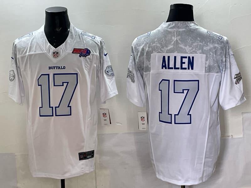 Buffalo  Bills 2025 Jersey All Stitched -    Josh Allen - 17