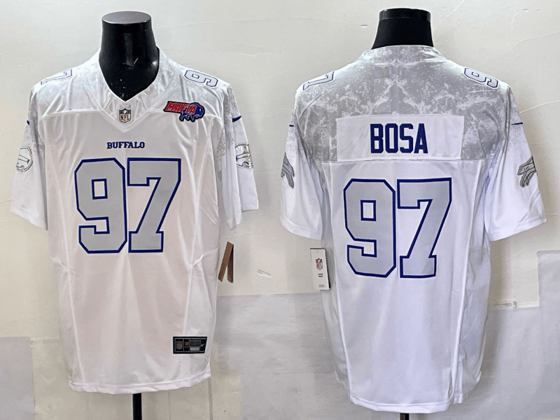 Buffalo Bills     2025 Jersey All Stitched - Farewell to Highmark Stadium Joey Bosa - 97