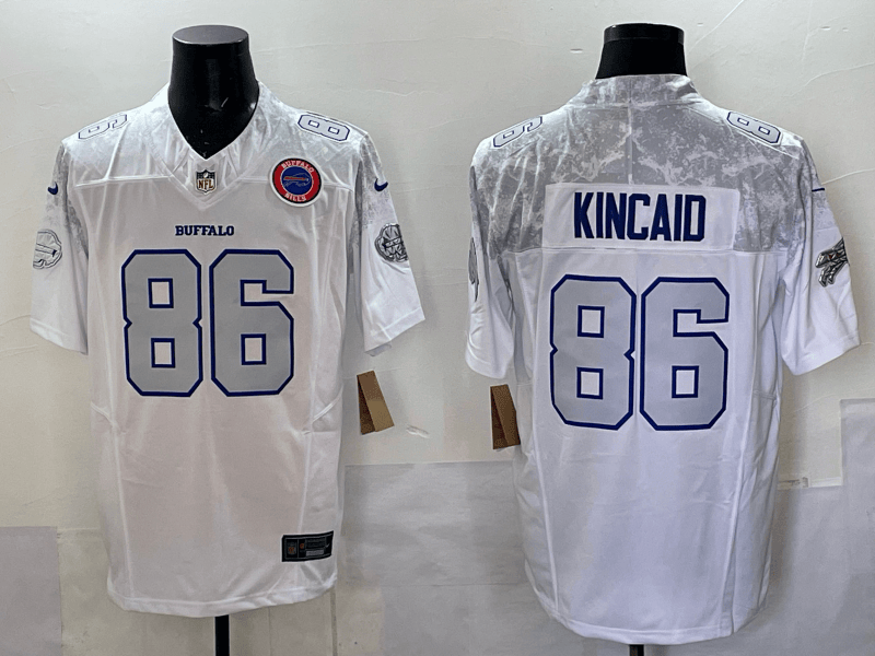 Buffalo Bills     2025 Jersey All Stitched  Dalton Kincaid - 86