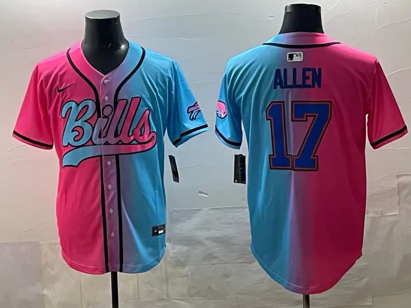 Buffalo Bills  2025   Jersey  Stitched -  17 Josh Allen