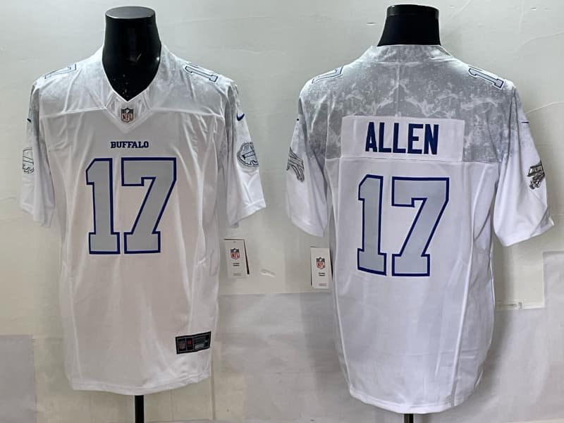 Buffalo Bills  2025 Jersey All Stitched -    Josh Allen - 17