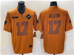 Buffalo Bills #17 Josh Allen 2023 Brown Salute To Service Limited Jersey
