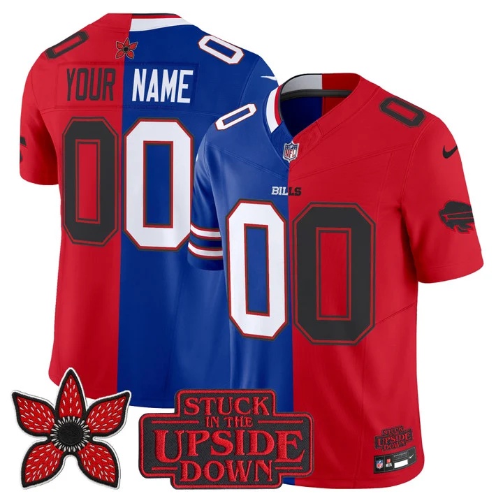 Buffalo Bills 'Upside Down Edition' Vapor Limited Custom Jersey   - All Stitched