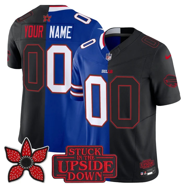 Buffalo Bills 'Upside Down Edition' Vapor Limited Custom Jersey  - All  Stitched