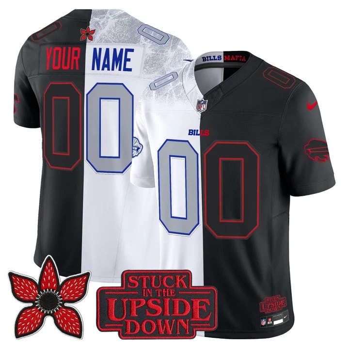 Buffalo Bills 'Upside Down Edition' Vapor Limited Custom Jersey  - All Stitched
