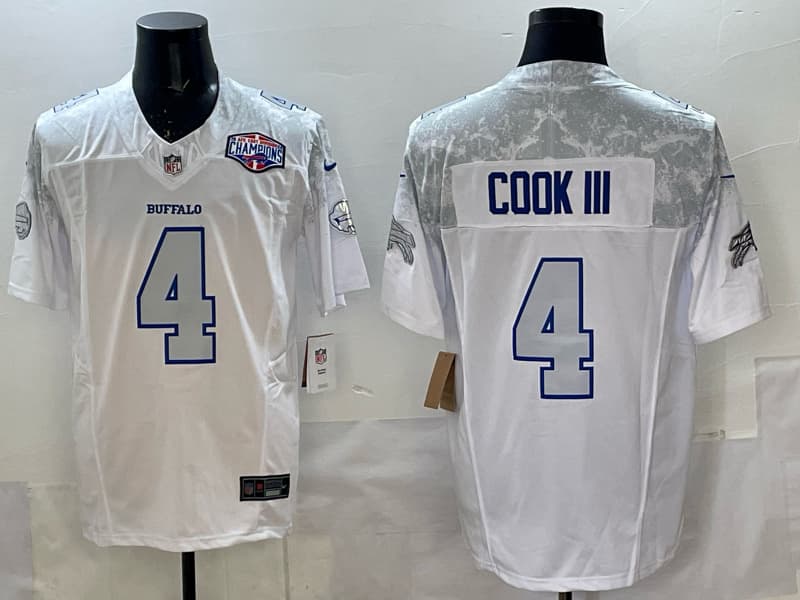 Buffalo Bills 2025  Jersey     All Stitched -  James Cook III - 4