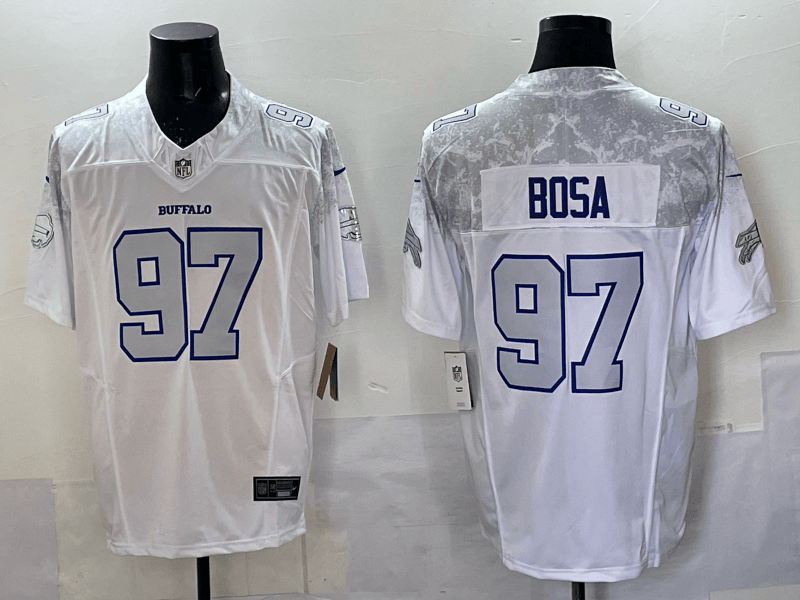 Buffalo Bills 2025 Jersey      All Stitched - Farewell to Highmark Stadium Joey Bosa - 97