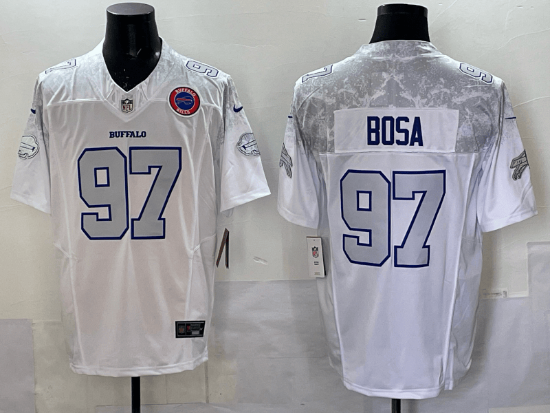 Buffalo Bills 2025 Jersey    All Stitched - Farewell to Highmark Stadium Joey Bosa - 97