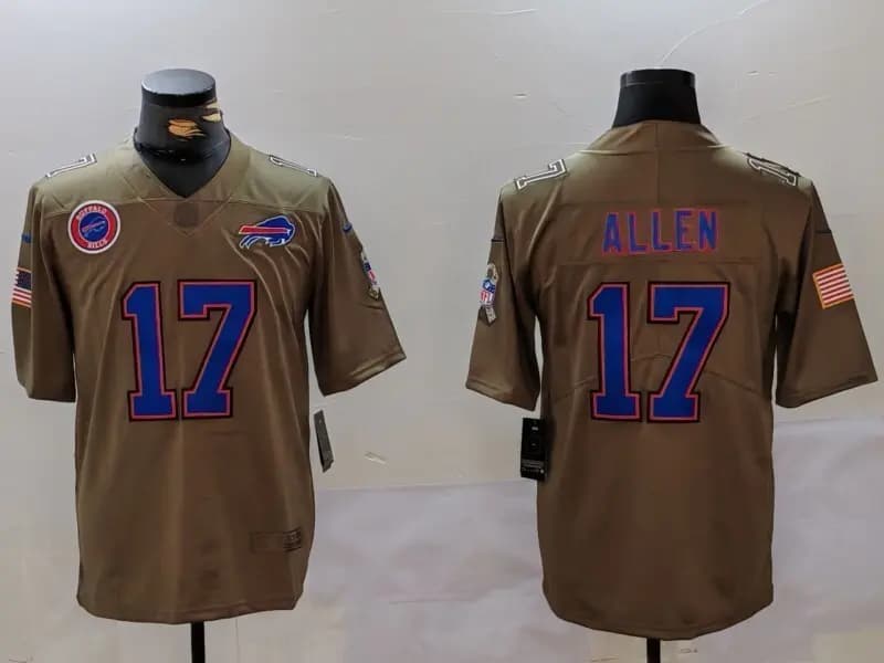 Buffalo Bills 2025 Jersey   All Stitched -  17 Josh Allen
