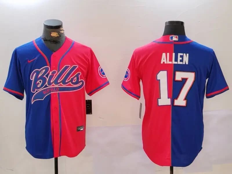 Buffalo Bills 2025 Jersey  Stitched -  17    Josh Allen