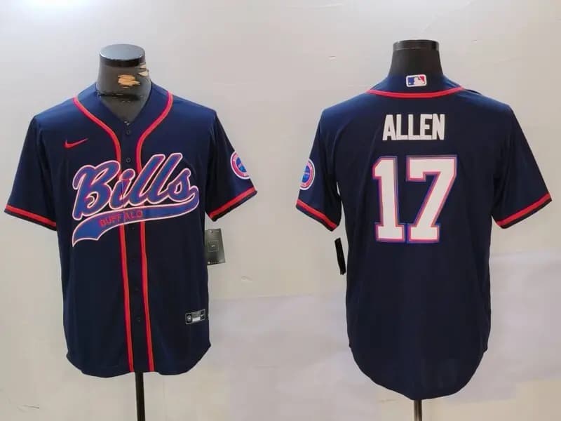 Buffalo Bills 2025 Jersey All Stitched    -  17 Josh Allen
