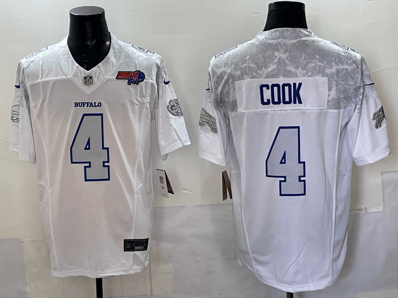 Buffalo Bills 2025 Jersey All Stitched   -   Stadium James Cook - 4