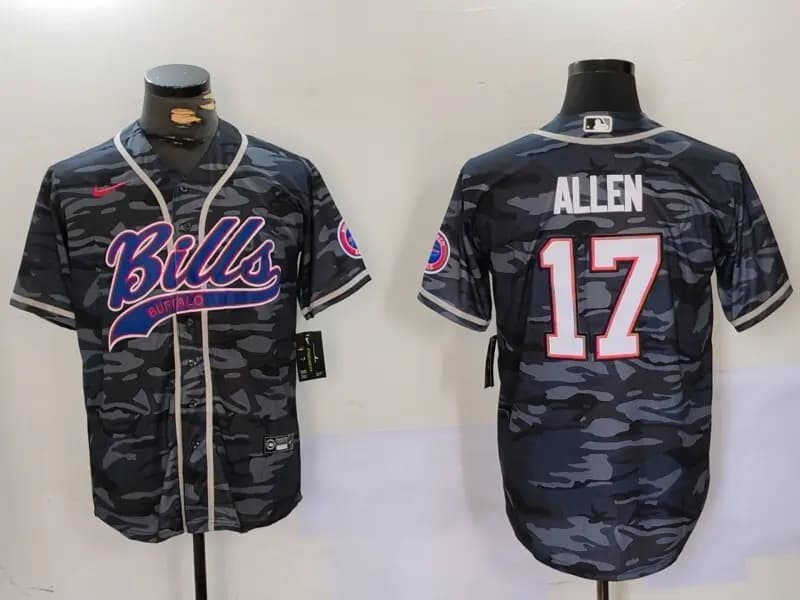 Buffalo Bills 2025 Jersey All Stitched -   17 Josh Allen
