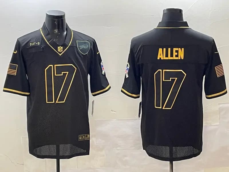 Buffalo Bills 2025 Jersey All Stitched - #17 Josh Allen