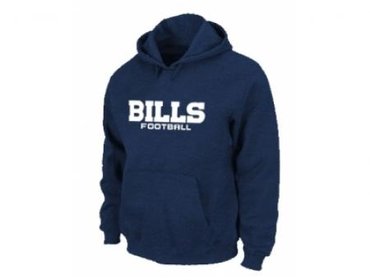 Buffalo Bills Authentic font Pullover Hoodie D.Blue