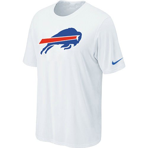 Buffalo Bills Sideline Legend Authentic Logo Dri-fit T-Shirt White