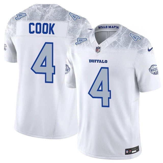 Buffalo Bills Vapor F.U.S.E. Limited Rivalry Series Jersey - All Stitched James Cook - 4