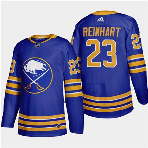 Buffalo Sabres #23 Sam Reinhart Men's Adidas 2020-21 Home Authentic Player Stitched NHL Jersey Royal Blue