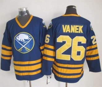 Buffalo Sabres #26 Thomas Vanek Navy Blue CCM Throwback Stitched NHL Jersey