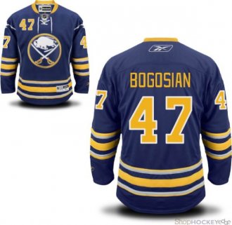 Buffalo Sabres #47 Zach Bogosian Blue Away Reebok NHL Hockey Jersey