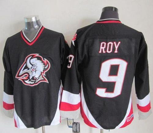 Buffalo Sabres #9 Derek Roy Black CCM Throwback Stitched NHL Jersey