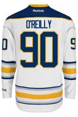 Buffalo Sabres #90 O'REILLY White Away Reebok NHL Hockey Jersey