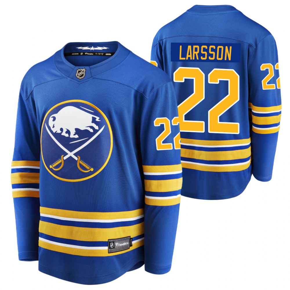 Buffalo Sabres 2020-21 Home Johan Larsson Breakaway Player Jersey