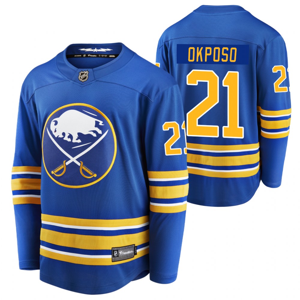 Buffalo Sabres 2020-21 Home Kyle Okposo Breakaway Player Jersey